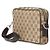Gucci Borsa a tracolla piccola in tela FAEPS Marrone - vista 7