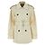 Burberry Trench Corto de Gabardina Multicolor