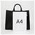 Louis Vuitton Borsa Tote a Spalla Sac Plat Nero - vista 7