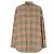 Burberry Camicia oversize in cotone stretch a quadri vintage Multicolore