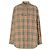 Burberry Camicia oversize in cotone stretch a quadri vintage Multicolore - vista 4