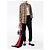 Burberry Camicia oversize in cotone stretch a quadri vintage Multicolore - vista 5