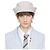 Thom Browne Cappello bucket combo a righe Quarter Marrone - vista 4