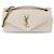 Saint Laurent Borsa a spalla piccola crema con logo monogramma Puffer Bianco