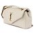 Saint Laurent Borsa a spalla piccola crema con logo monogramma Puffer Bianco - vista 4