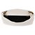 Saint Laurent Borsa a spalla piccola crema con logo monogramma Puffer Bianco - vista 7