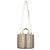 Chloé Borsa Tote Piccola Woody in Lino Bianco - vista 5