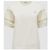 Moncler Camiseta de algodón con ribete de seda Blanco - vista 4