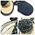 Chanel Sandali Flip Flop Camelia CC in Tweed Blu Navy - vista 7