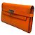Hermès Kelly Damen Langbörse Epsom Silber Orange - Ansicht 3