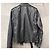 Saint Laurent Cafreather Motorradjacke Dunkelgrau - Ansicht 3