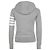 Thom Browne Hoodie con zip in jersey con loopback e strisce RWB Multicolore - vista 6