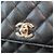 Chanel Borsa tote flap piccola in caviale nero Coco Handle con chip interno - vista 8