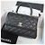 Chanel Borsa tote flap piccola in caviale nero Coco Handle con chip interno - vista 9