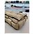 Cassette Bottega Veneta Bolsa transversal acolchoada de aveia Marrom - vista 16