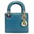 Dior Borsa Mini Struzzo Donna Blu Azzurro