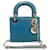 Dior Borsa Mini Struzzo Donna Blu Azzurro - vista 5