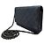 Wallet On Chain Chanel Portafoglio WOC Caviar su Catena Blu Metallico - vista 3