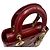 Dior Borsa tote piccola in vernice Cannage rosso ciliegia - vista 10