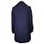 Zadig & Voltaire Marine Red Button Wool Blend Coat Blue - view 3
