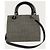 Lady Dior Dior Borsa piccola a spalla e tote in tessuto Glencheck argento per donna Marrone - vista 3