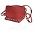Valentino Borsa a tracolla mini Rockstud rosso corallo - vista 2
