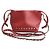 Valentino Borsa a tracolla mini Rockstud rosso corallo - vista 3