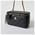 Vanity Chanel Mini bolsa cosmética rectangular en caviar negro clásico, porta tarjetas WOC - vista 2