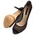 Longchamp Dunkelbraune Netz-High-Heel-Offene-Schuhe - Ansicht 3