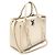 Twist Louis Vuitton Cream Beige Calfskin Silver Lockme Tote Tassel Brown - view 3