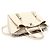 Twist Louis Vuitton Cream Beige Calfskin Silver Lockme Tote Tassel Brown - view 4