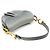 Saddle Dior Borsa a spalla media in pelle di vitello gradiente blu grigio - vista 3