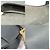 Saddle Dior Borsa a spalla media in pelle di vitello gradiente blu grigio - vista 6