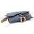 Saddle Dior Borsa a tracolla nano in pelle di capra denim scuro con catena Blu - vista 5