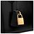 Céline Mini Borsa Onorin Pelle di Vitello Lucida Nera Nero - vista 4