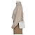 Tote Prada Borsa a spalla piccola spazzolata Bianco - vista 12