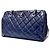 Chanel Borsa a spalla in pelle di vitello con catena Blu - vista 2