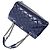 Chanel Borsa a spalla in pelle di vitello con catena Blu - vista 3