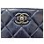 Chanel Borsa a spalla in pelle di vitello con catena Blu - vista 7