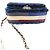 Chanel Borsa a tracolla in shearling classico con pattina Multicolore - vista 6