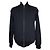 Yohji Yamamoto Midnight Blue Varsity Zip-Up Jacke Blau