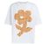Marni Baumwoll-T-Shirt mit Blumen Mehrfarben