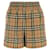 Burberry Shorts de algodón Check Multicolor