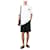 Fendi Kurzarm-T-Shirt mit Logo-Patch Mehrfarben