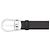 Montblanc Reversible Men's Leather Belt Black - view 7
