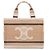 Triomphe Céline Pequeño Cabas Rayas de Textil Triunfo Multicolor