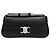Céline Borsa Medium Lora in pelle di vitello lucida nera Nero - vista 6