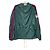 Gucci Giacca Anorak con Cappuccio e Logo Web Verde