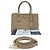 Prada Borsa Tote Media Saffiano Beige Sabbia Marrone