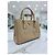 Prada Borsa Tote Media Saffiano Beige Sabbia Marrone - vista 17
